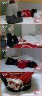 YT105 母女捉迷藏，本来很严肃的绳艺片活活被她娘俩演成喜剧
